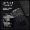 Spigen Optik Armor Mag Mag MagSafe - tok iPhone 15 Pro Max készülékhez (fekete)