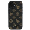 Guess Peony Script MagSafe - iPhone 16 Plus Tasche (schwarz)
