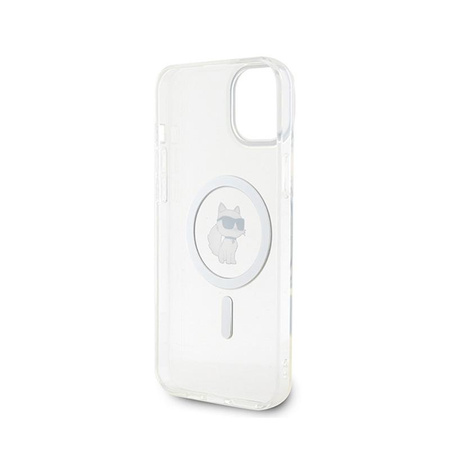 Karl Lagerfeld IML Choupette MagSafe - iPhone 15 Plus Tasche (Transparent)