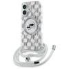 Karl Lagerfeld IML Crossbody Monogram Karl & Choupette Head MagSafe - Case for iPhone 16 (transparent)