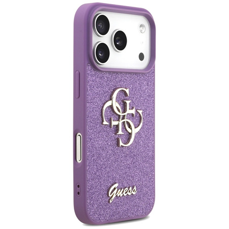Guess Fixed Glitter Big 4G - Case iPhone 17 Pro (lilac)