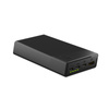 Green Cell PowerPlay20s - Banque d'énergie 20000 mAh avec USB-A QuickCharge 3.0 et 2x USB-C Power Delivery 22.5W (noir)