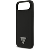 ETUI DO IPHONE AIR do MAGSAFE GUESS CZARNE SILIKONOWE Z MIKROFIBRĄ CASE
