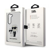 Karl Lagerfeld IML Glitter NFT Karl & Choupette - Etui Samsung Galaxy S23 (przezroczysty)