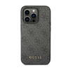 Guess 4G Metal Gold Logo  Case iPhone 14 Pro Max (Grey)