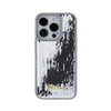 Guess Sequin Script Metal - Case for iPhone 15 Pro (Silver)