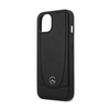Mercedes Leather Urban Line - Tasche iPhone 15 Plus (Schwarz)
