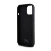 Karl Lagerfeld Silicone Choupette Metal Pin - Etui iPhone 15 Plus (czarny)