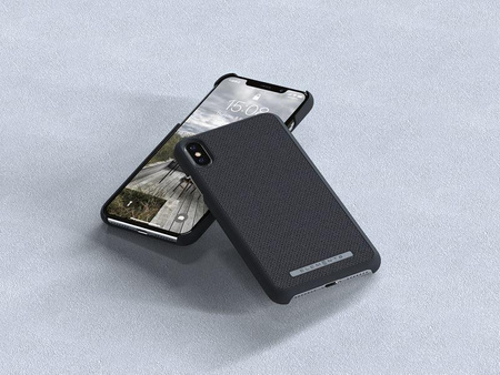 Nordic Elements Original Idun - Anyag tok iPhone Xs Max készülékhez (sötétszürke)