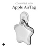 Kate Spade New York Charm Keychain - Ochranné pouzdro přívěsek na Apple AirTag 1 / 2 (Hvězda)