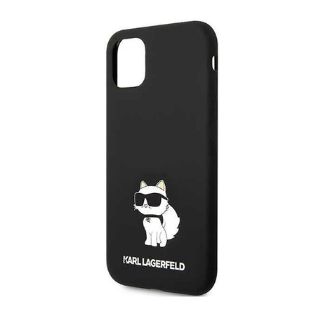 Karl Lagerfeld szilikon NFT Choupette - iPhone 11 tok (fekete)