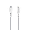 Energizer HardCase - USB-C zu Lightning Anschlusskabel MFi zertifiziert 1.2m (Weiß) lebenslange Garantie