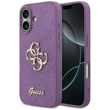 Guess Fixed Glitter Big 4G - Case iPhone 17 (lilac)