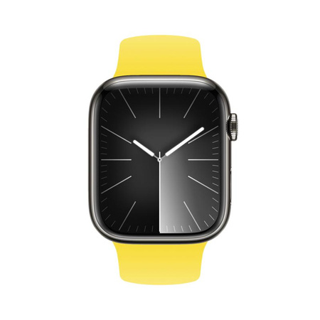 Crong Liquid - Řemínek pro Apple Watch 38/40/41/42 mm (žlutý)