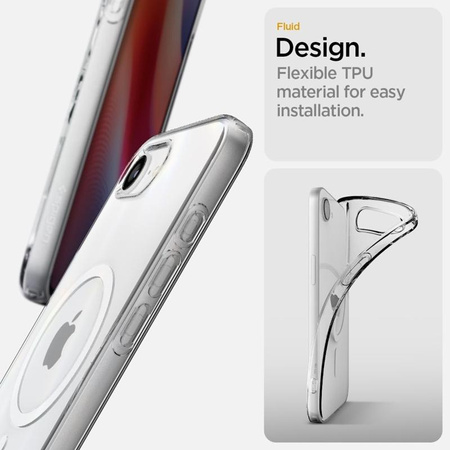 Spigen Liquid Crystal MagSafe - tok iPhone 16e készülékhez (átlátszó)