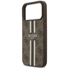 Guess 4G Printed Stripes MagSafe - iPhone 17 Pro Max Case (brown)