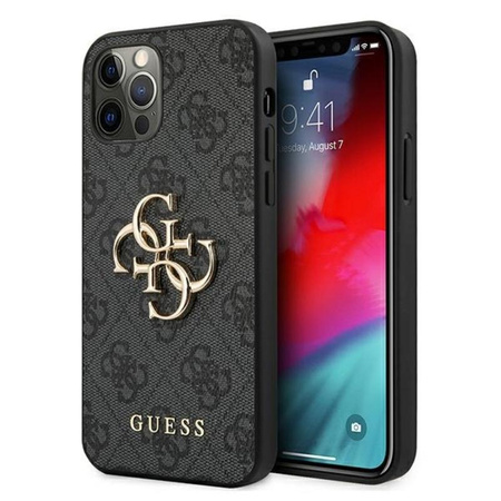Guess 4G Big Metal Logo - iPhone 12 Pro Max tok (szürke)
