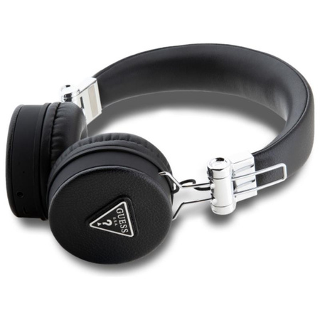 Guess Grained Classic Round Shape - Bluetooth ENC kabellose In-Ear-Kopfhörer (schwarz)