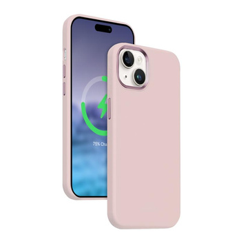 Crong Color Cover LUX mágneses - iPhone 15 MagSafe tok (rózsaszín)