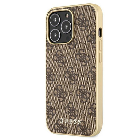 Guess 4G Collection MagSafe - Étui pour iPhone 13 Pro Max (marron)