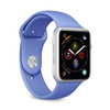 PURO ICON - Elasztikus sportpánt Apple Watch 42/44/45 mm-es órához (S/M & M/L) (kék)
