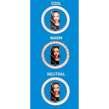 Grundig - Ring light pour photos, selfie, maquillage