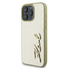 Karl Lagerfeld Metal Signature - iPhone 16 Pro Max Case (Gold)
