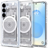 Spigen Ultra Hybrid Mag MagSafe - Case for Samsung Galaxy S25 (Zero One White)