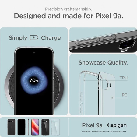 Spigen Ultra Hybrid - Gehäuse für Google Pixel 9a (Kristallklar)