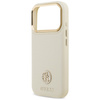Guess Grained Strass Logo MagSafe - Case iPhone 17 Pro (beige)