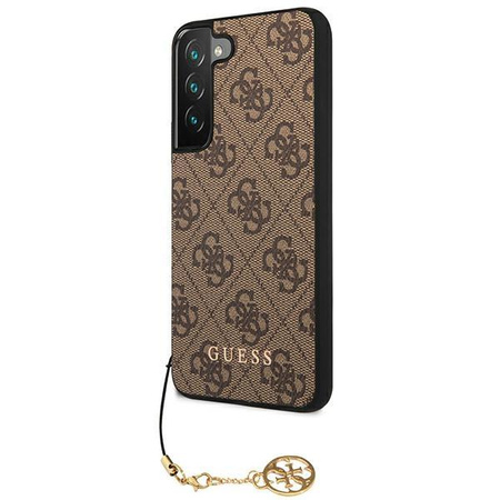 Guess 4G Charms Collection - Etui Samsung Galaxy S22+ (brązowy)