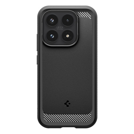 Spigen Rugged Armor - tok Xiaomi 17-hez (matt fekete)