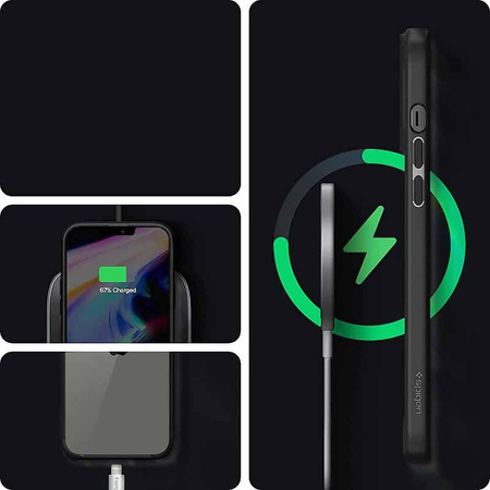 Spigen Ultra Hybrid - tok iPhone 13 Pro Max készülékhez (fekete)