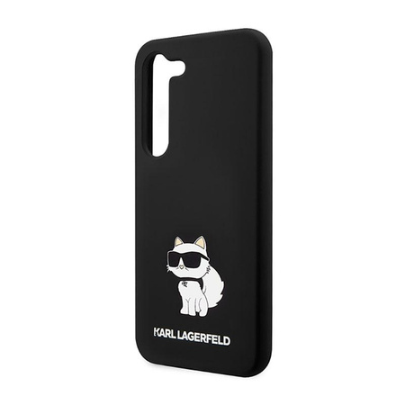 Karl Lagerfeld Silikon NFT Choupette - Samsung Galaxy S23+ Tasche (schwarz)