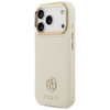 Guess Grained Strass Logo MagSafe - Case iPhone 17 Pro (beige)