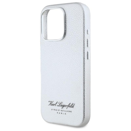 Karl Lagerfeld Hotel RSG - iPhone 16 Pro Max Tasche (grau)