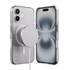 Crong Clear MAG Pro - Étui MagSafe pour iPhone 16 (transparent)