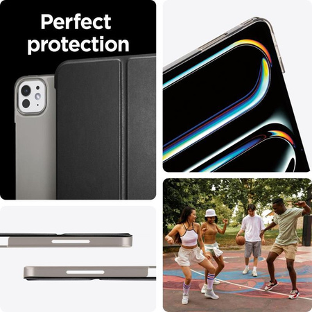 Spigen Smart Fold - Étui pour iPad Pro 13" (M4, 2024) (Noir)