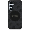 Guess 4G Round Patch Classic Logo MagSafe - pouzdro pro Samsung Galaxy S25+ (černé)