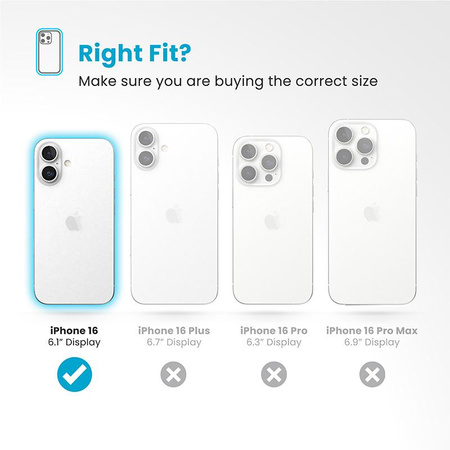 Speck Presidio Perfect-Clear - iPhone 16 Case (Clear)