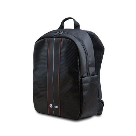BMW Carbon Red Stripes - 16" Notebook Backpack (black)