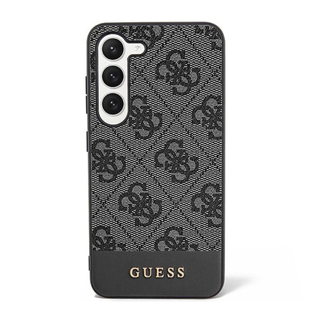 Guess 4G Bottom Stripe Metal Logo Collection - Samsung Galaxy S23+ Case (black)