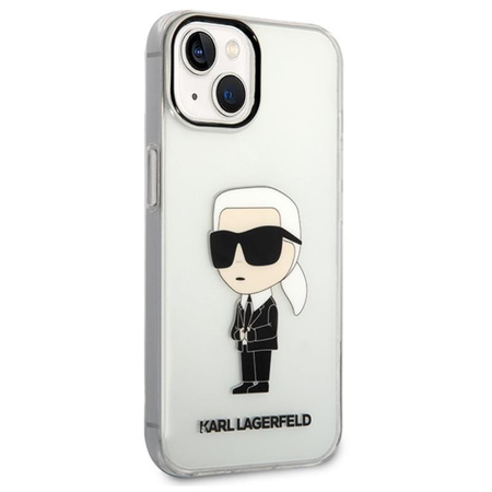 Karl Lagerfeld IML NFT Ikonik - Hülle für iPhone 14 Plus (Klar)