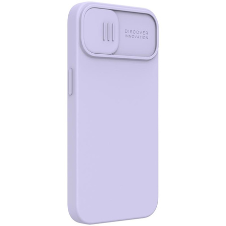 Nillkin CamShield Silky Magnetic - Apple iPhone 13 Hülle mit Kameraabdeckung (Misty Purple)