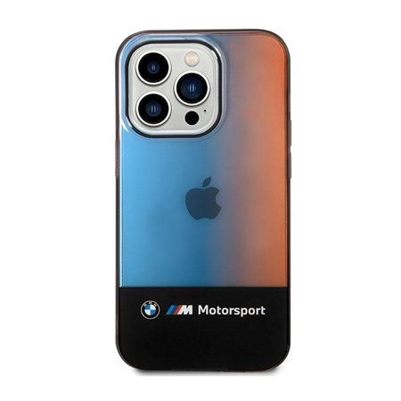 BMW Half Tricolor - iPhone 14 Pro Max tok (fekete)
