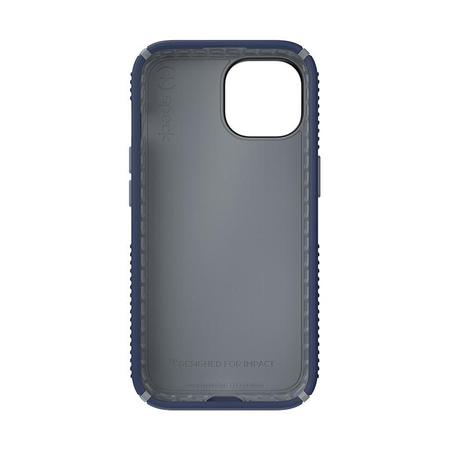 Speck Presidio2 Grip - tok iPhone 16e / iPhone 15 / iPhone 14 / iPhone 13 (tengerparti kék / porszürke / fehér)