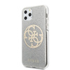 Guess Circle Glitter 4G - iPhone 11 Pro Case (Light Grey)