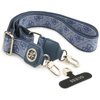 Guess Universal Crossbody Strap 4G Tether Patch Strass Metal Logo - Universeller Handyriemen / Lanyard (blau)