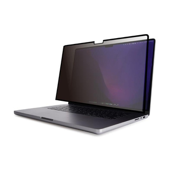 Moshi Umbra - Ochranná fólie na displej MacBooku Pro 16" (M1, 2021) s filtrem soukromí (černý rámeček)