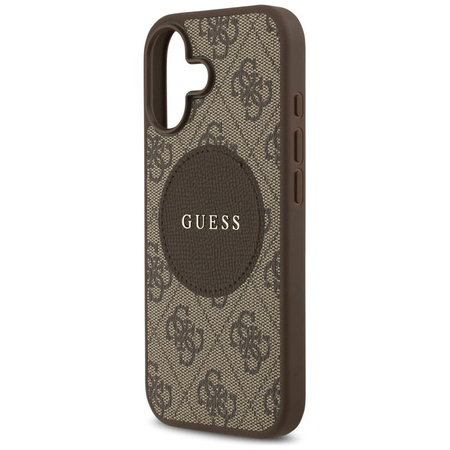 Guess 4G Circle Classic Logo MagSafe – Case iPhone 17 (Brown)